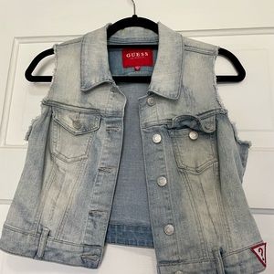 Guess denim vest -retro